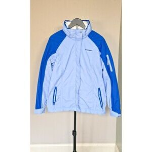 Columbia Interchange 3-in-1 Jacket Women’s L Blue Fleece Lined